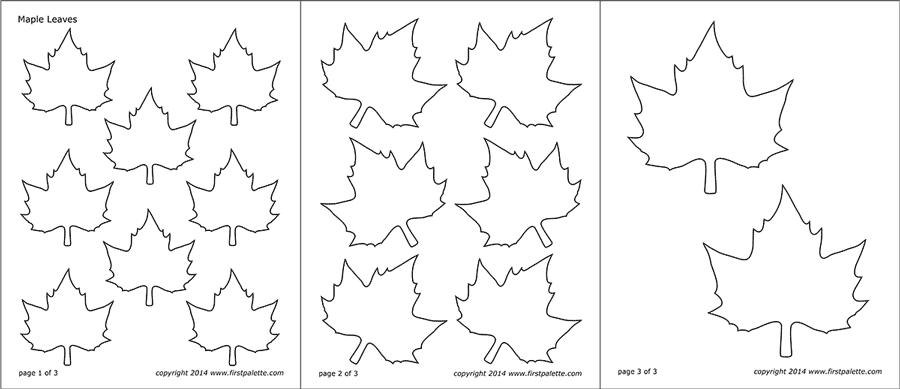 Detail Leaf Template With Lines Nomer 17