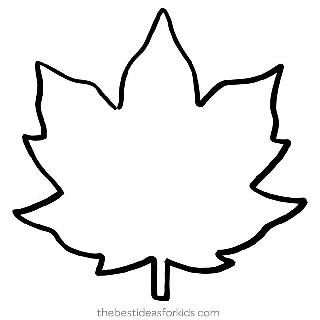 Detail Leaf Template With Lines Nomer 21