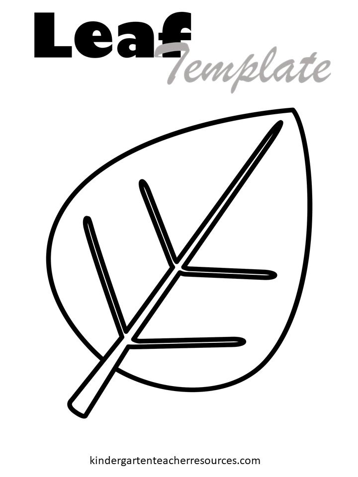 Detail Leaf Template With Lines Nomer 37