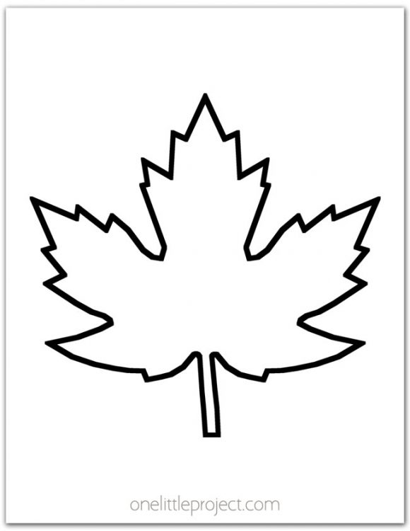 Detail Leaf Template With Lines Nomer 40