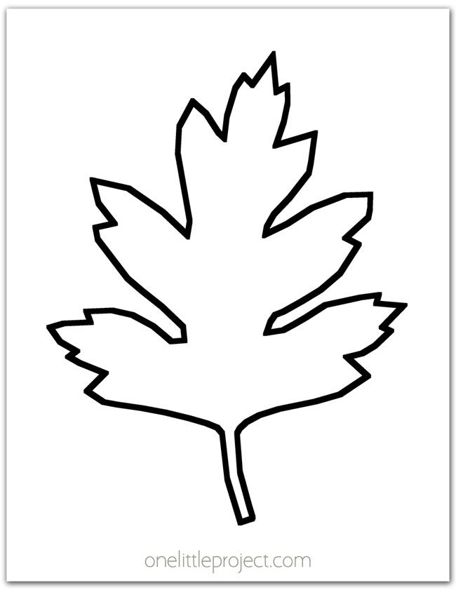 Detail Leaf Template With Lines Nomer 49