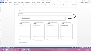 Detail Learning Map Template Nomer 5