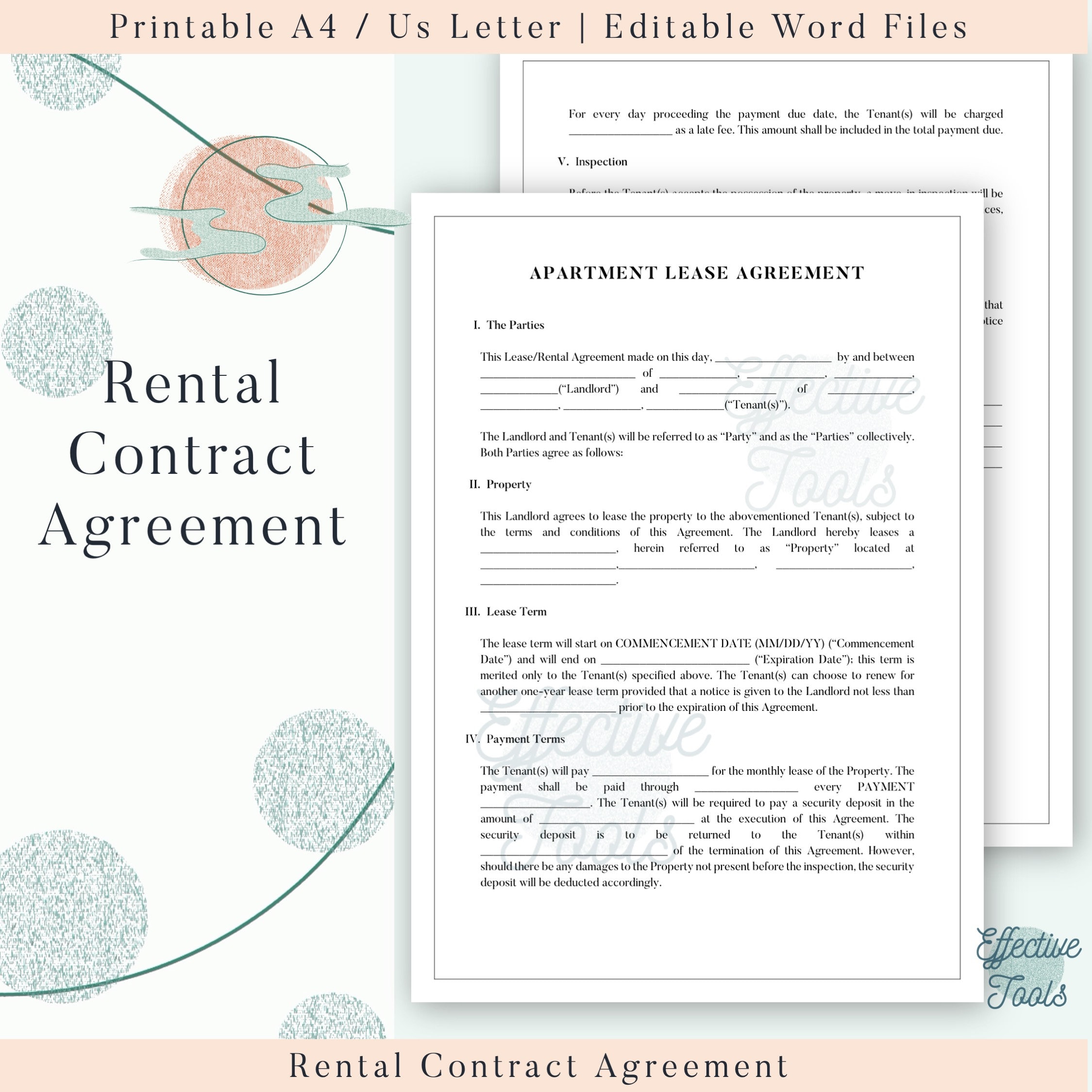 Detail Lease Agreement Template Nomer 30