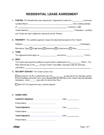 Detail Lease Agreement Template Nomer 34