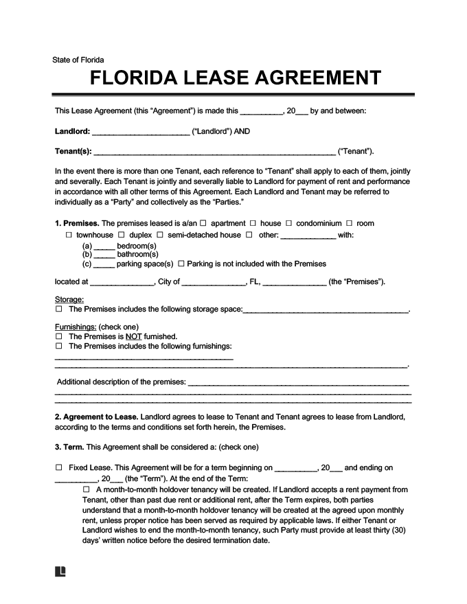 Detail Lease Agreement Template Nomer 41