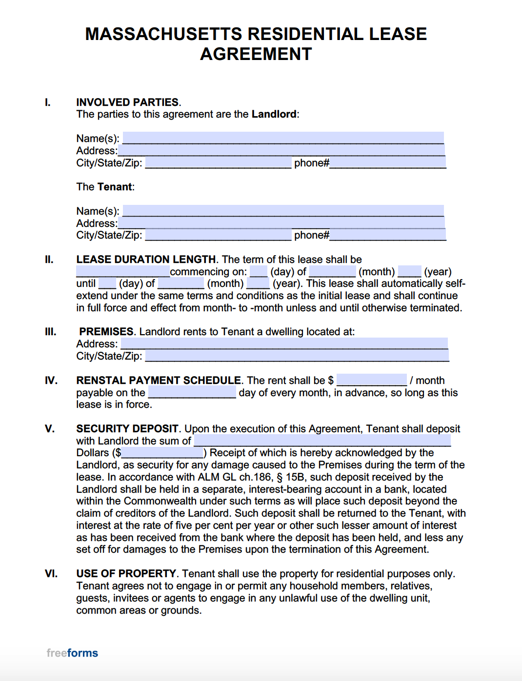 Detail Lease Agreement Template Nomer 44