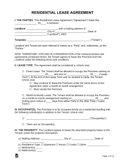 Detail Lease Agreement Template Nomer 6