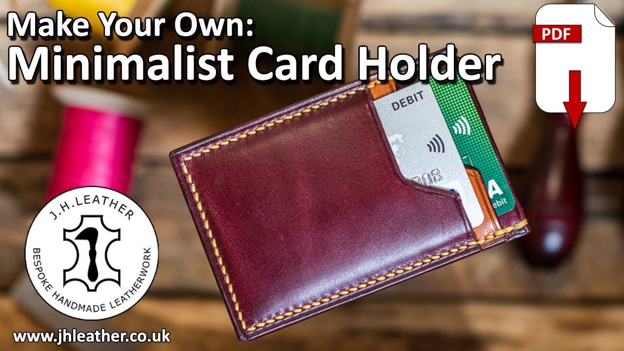 Detail Leather Card Holder Wallet Template Nomer 4