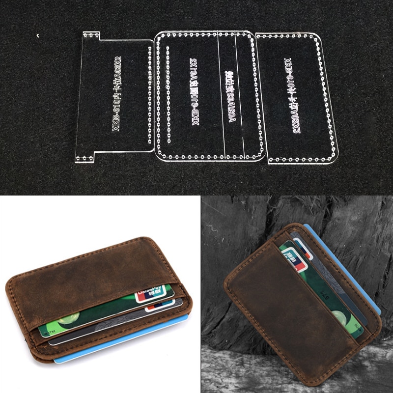 Detail Leather Card Holder Wallet Template Nomer 35