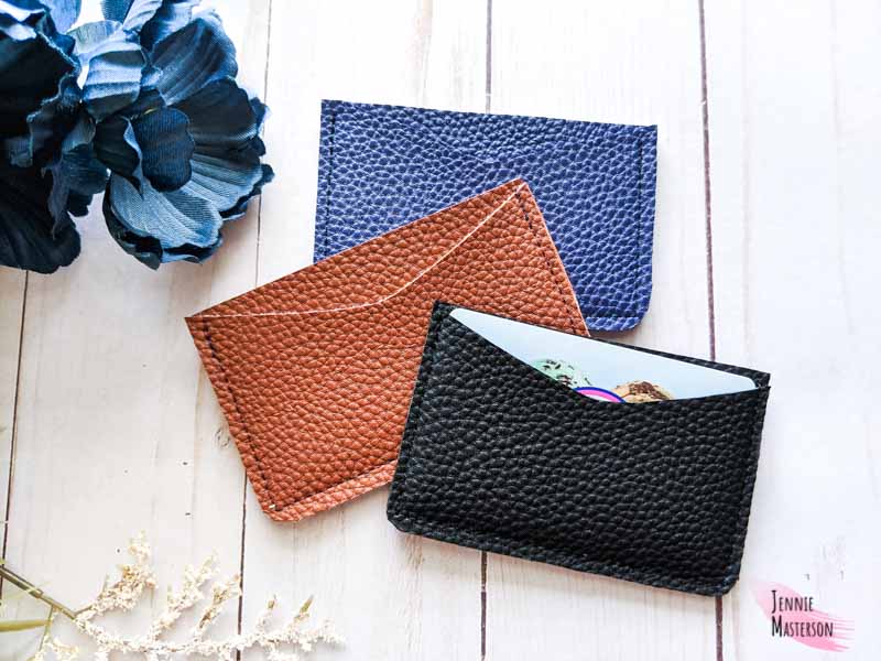 Detail Leather Card Holder Wallet Template Nomer 51