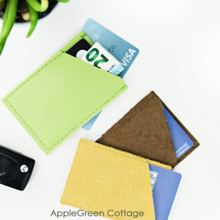 Detail Leather Card Holder Wallet Template Nomer 54