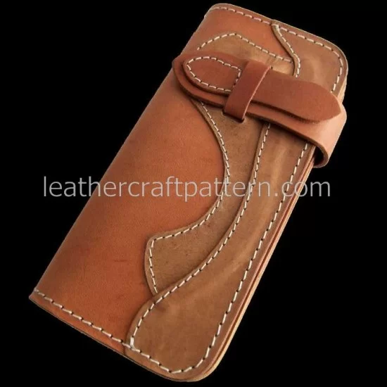 Detail Leather Wallet Template Nomer 20
