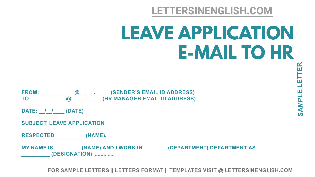 Detail Leave Email Template Nomer 34