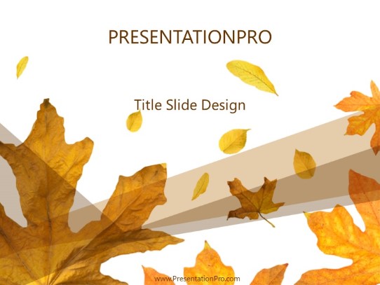 Detail Leaves Ppt Template Nomer 28