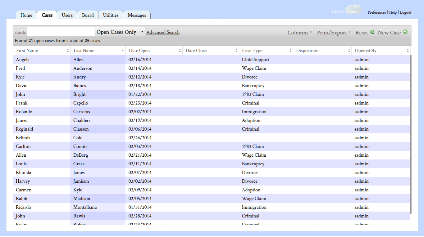 Detail Legal Case Management Excel Template Nomer 11