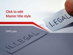 Detail Legal Ppt Template Free Nomer 31