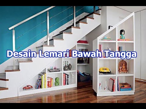 Detail Lemari Buku Bawah Tangga Nomer 32