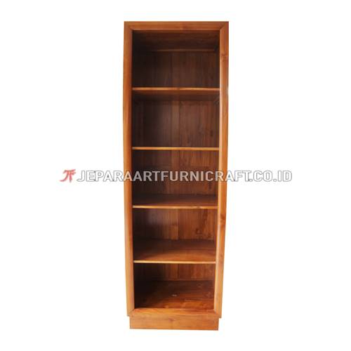 Detail Lemari Buku Jati Minimalis Nomer 43