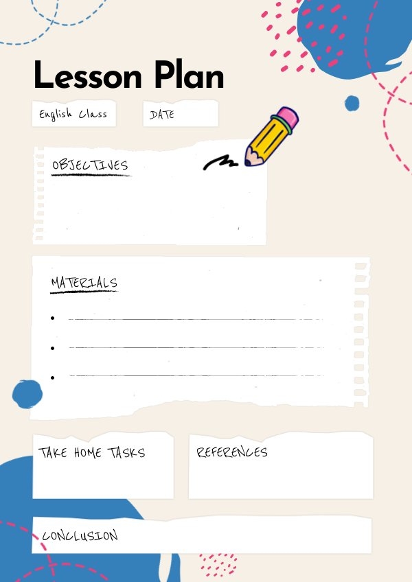 Detail Lesson Plan Template Nomer 42