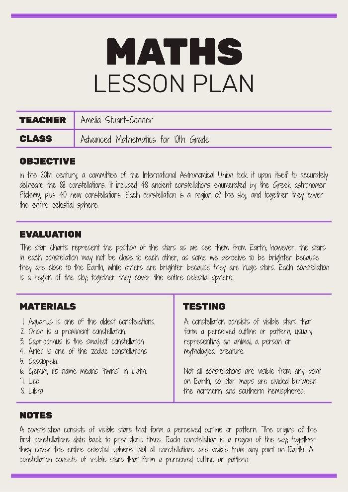 Detail Lesson Plan Template Koleksi Nomer 6