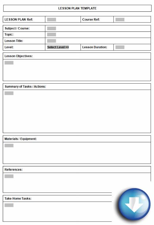 Detail Lesson Plan Template Doc Nomer 2