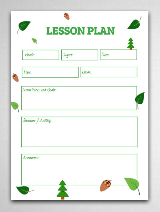 Detail Lesson Plan Template Doc Nomer 11