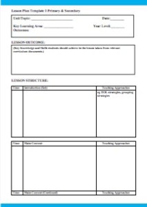 Detail Lesson Plan Template Doc Nomer 16