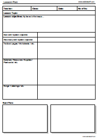 Detail Lesson Plan Template Doc Nomer 20