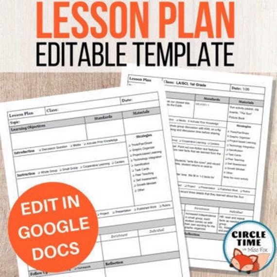 Detail Lesson Plan Template Doc Nomer 27