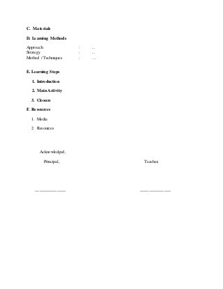 Detail Lesson Plan Template Doc Nomer 41