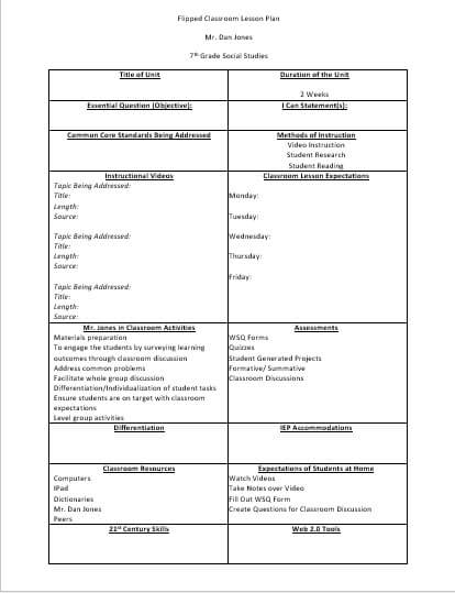 Detail Lesson Plan Template Doc Nomer 42