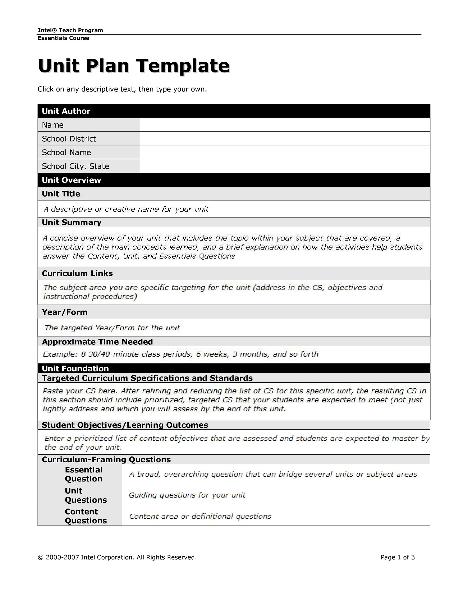 Detail Lesson Plan Template Doc Nomer 44