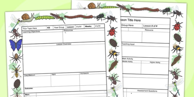 Detail Lesson Plan Template Doc Nomer 51