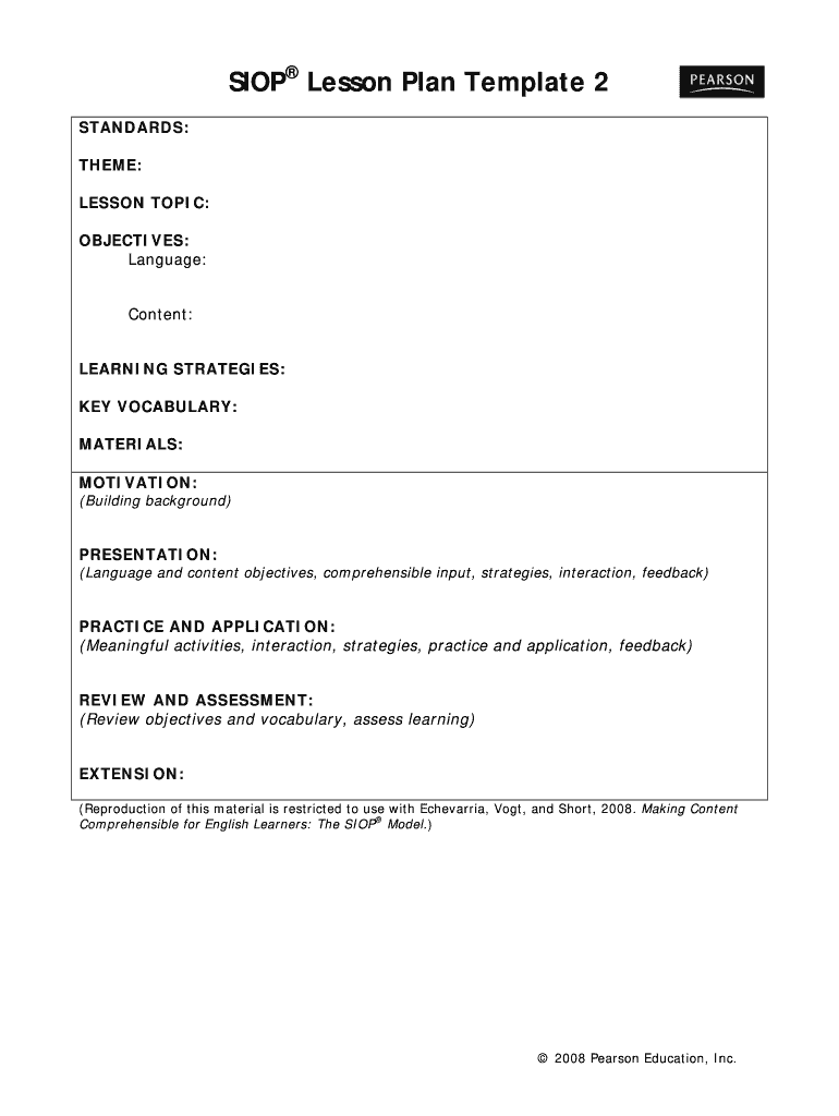 Detail Lesson Plan Template Doc Nomer 55