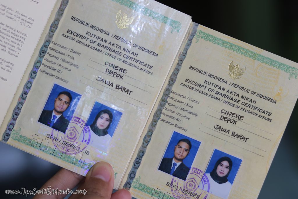 Detail Letak Nomor Akta Nikah Di Buku Nikah Nomer 18