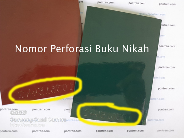 Detail Letak Nomor Akta Nikah Di Buku Nikah Nomer 31