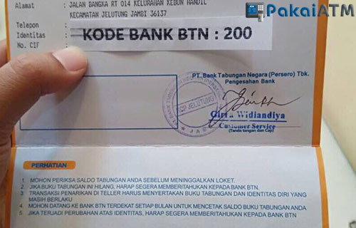 Detail Letak Nomor Rekening Di Buku Tabungan Bank Jatim Nomer 14