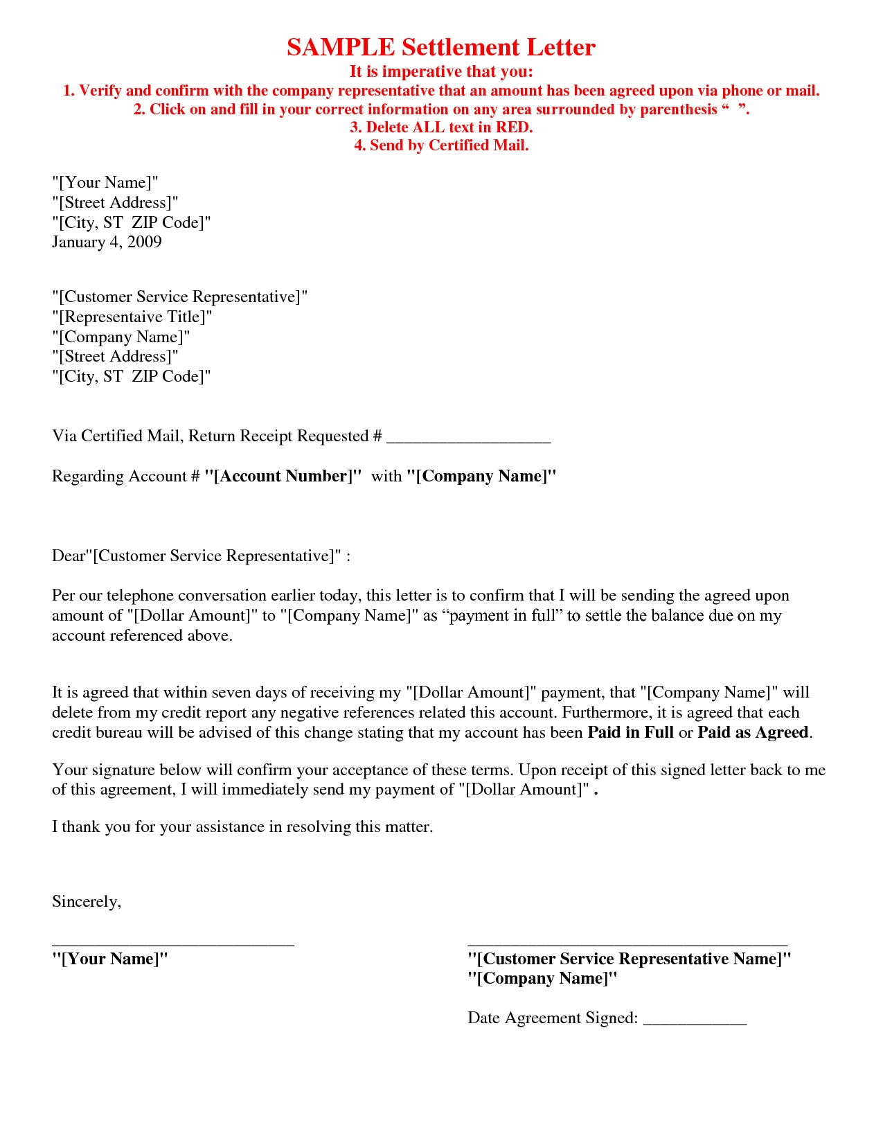 Detail Letter Of Agreement Template Nomer 20