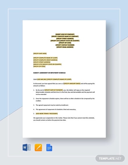 Detail Letter Of Agreement Template Nomer 24