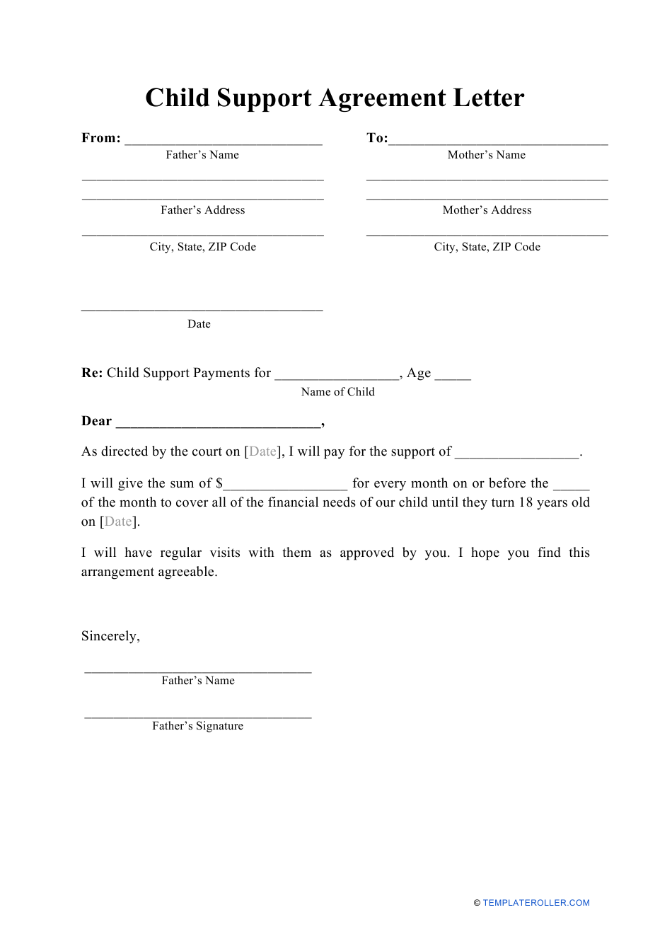Detail Letter Of Agreement Template Nomer 29