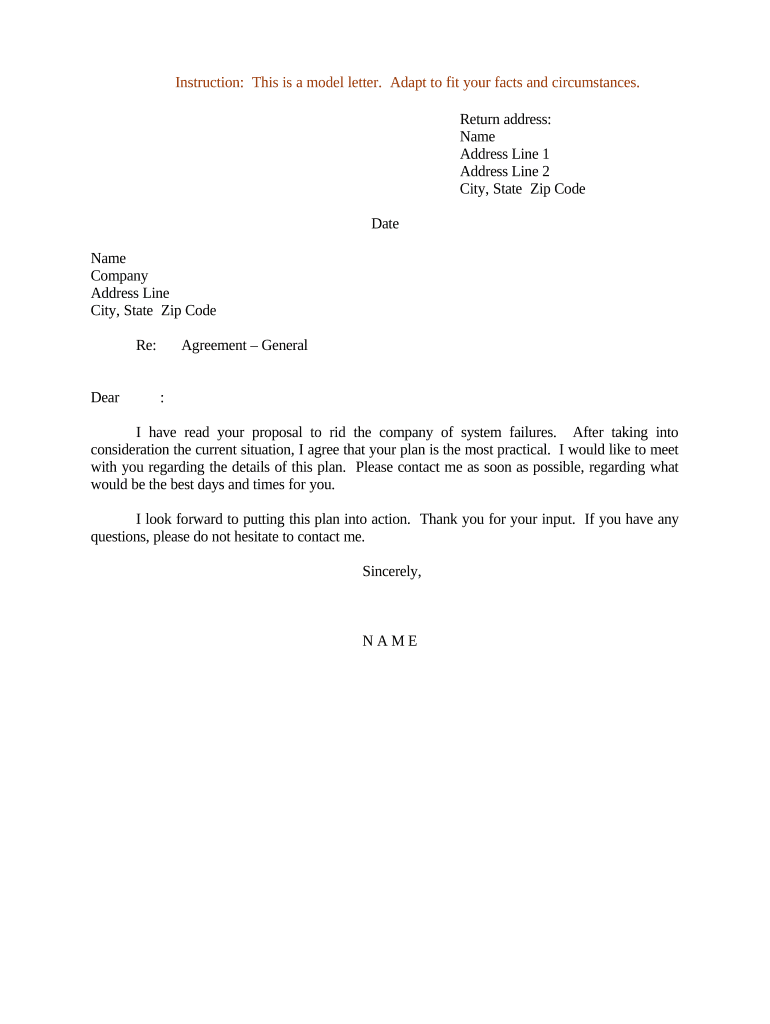 Detail Letter Of Agreement Template Nomer 31