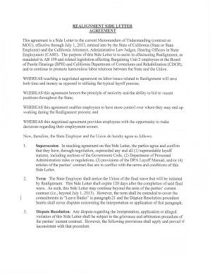 Detail Letter Of Agreement Template Nomer 54