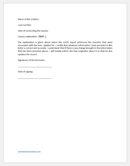 Download Letter Of Explanation Template Nomer 51