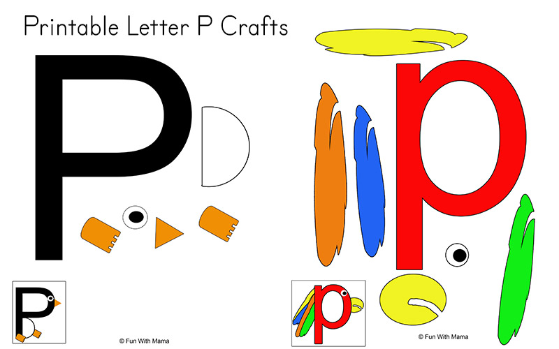 Detail Letter P Printable Template Nomer 14