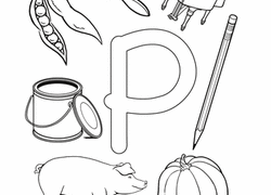 Detail Letter P Printable Template Nomer 21