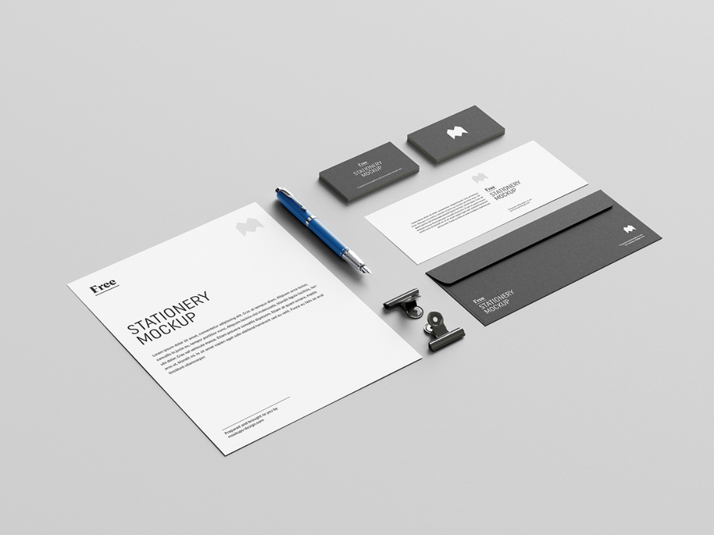 Download Letterhead Mockup Template Free Nomer 44