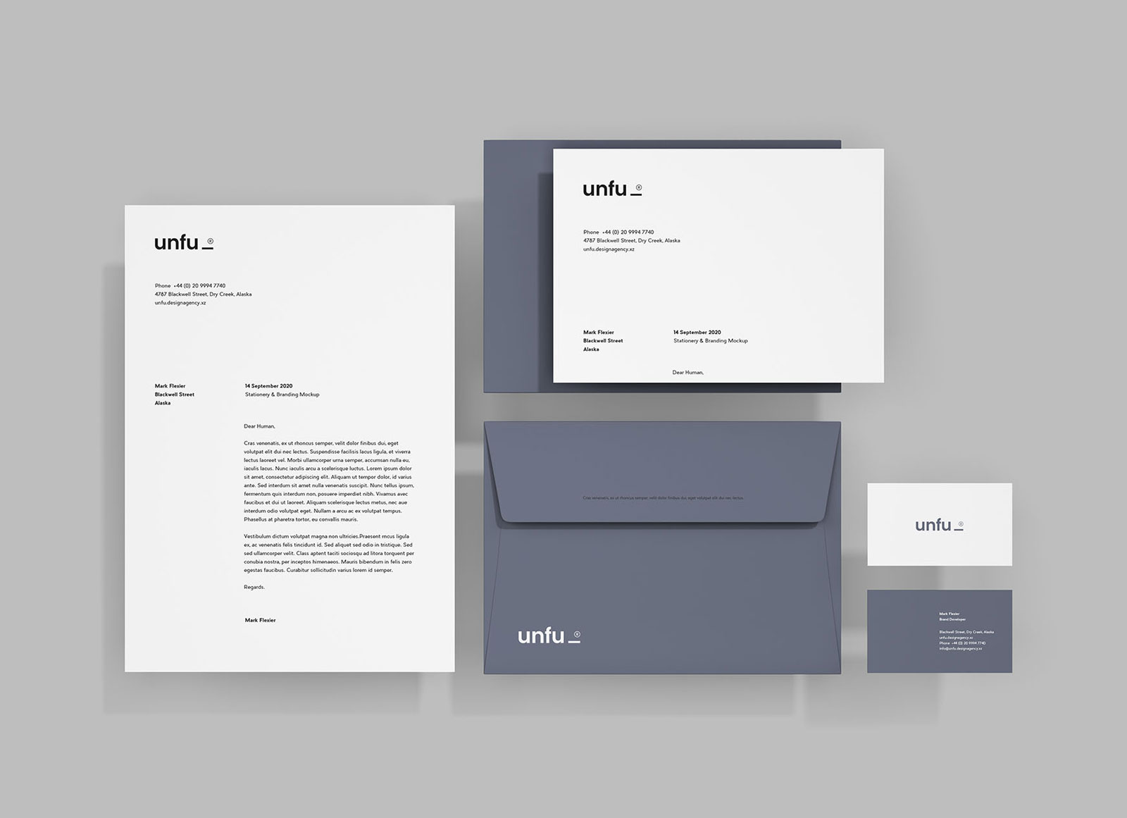 Detail Letterhead Mockup Template Free Nomer 48