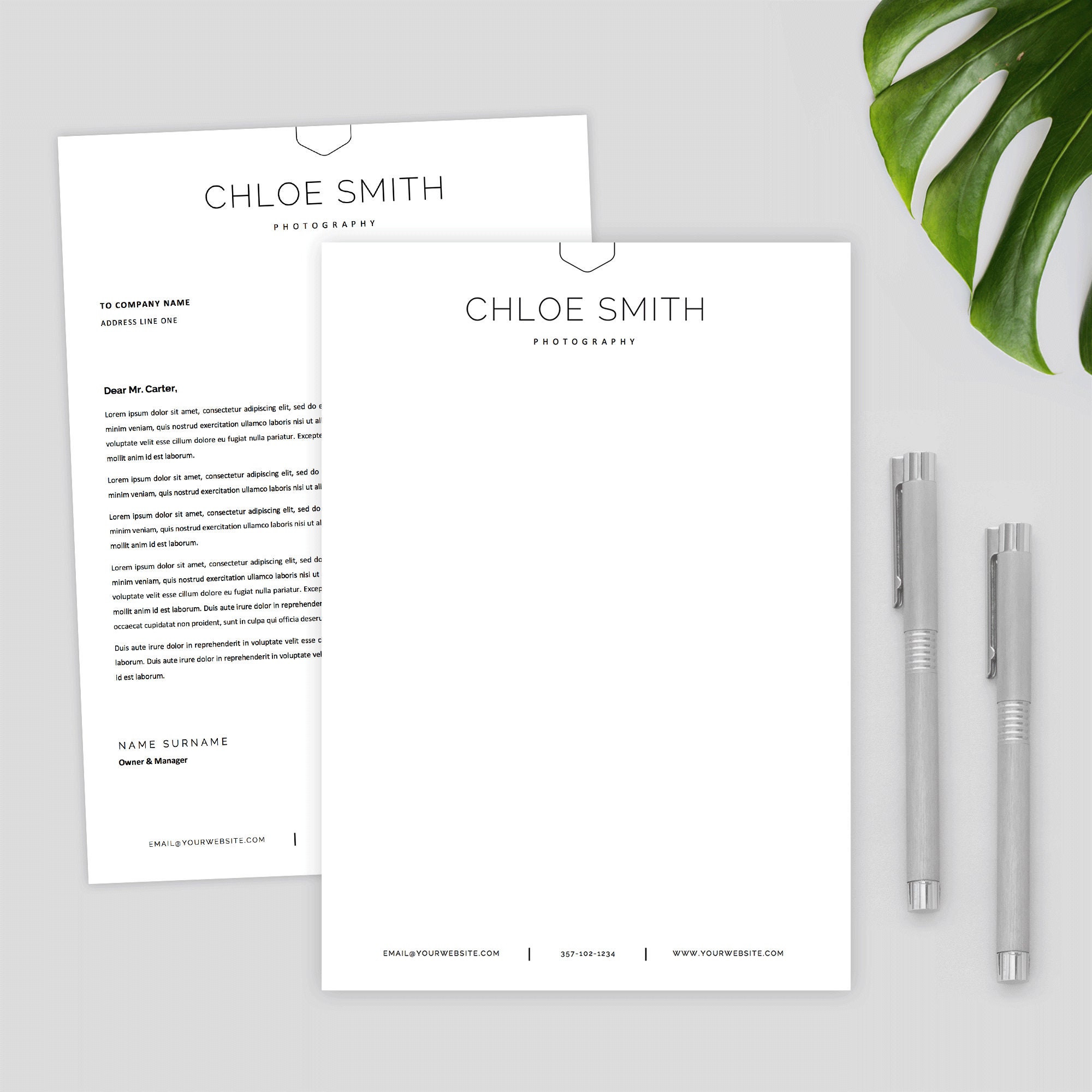 Detail Letterhead Template Docx Nomer 26