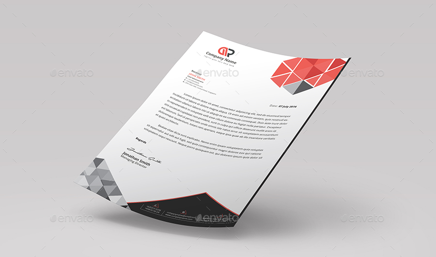 Detail Letterhead Template Docx Nomer 43