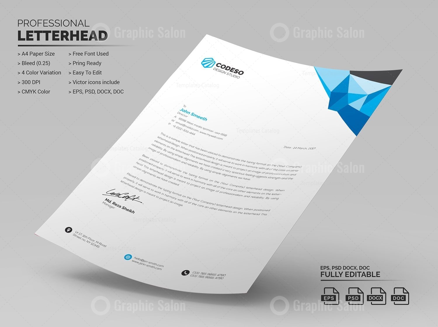 Detail Letterhead Template Docx Nomer 49